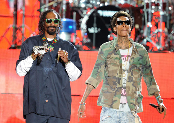 Snoop Dogg, Wiz Khalifa, Kevin Gates & Jhene Aiko at Jiffy Lube Live