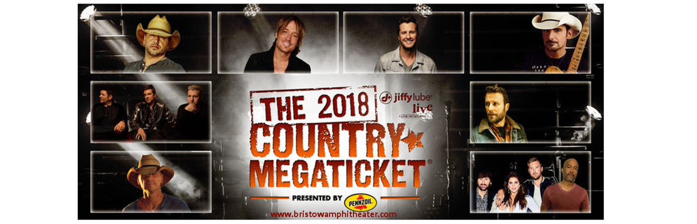 2018 Country Megaticket Tickets (Includes All Performances) at Jiffy Lube Live tickets 2018 Country Megaticket Tickets (Includes All Performances) at Jiffy Lube Live