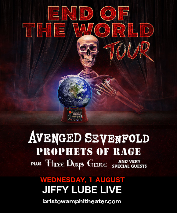 End of the World Tour: Avenged Sevenfold, Prophets of Rage & Three Days Grace at Jiffy Lube Live