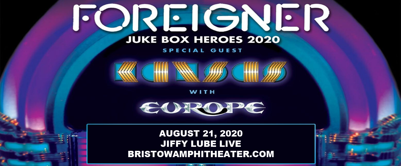 Foreigner, Kansas & Europe at Jiffy Lube Live tickets Foreigner, Kansas & Europe at Jiffy Lube Live