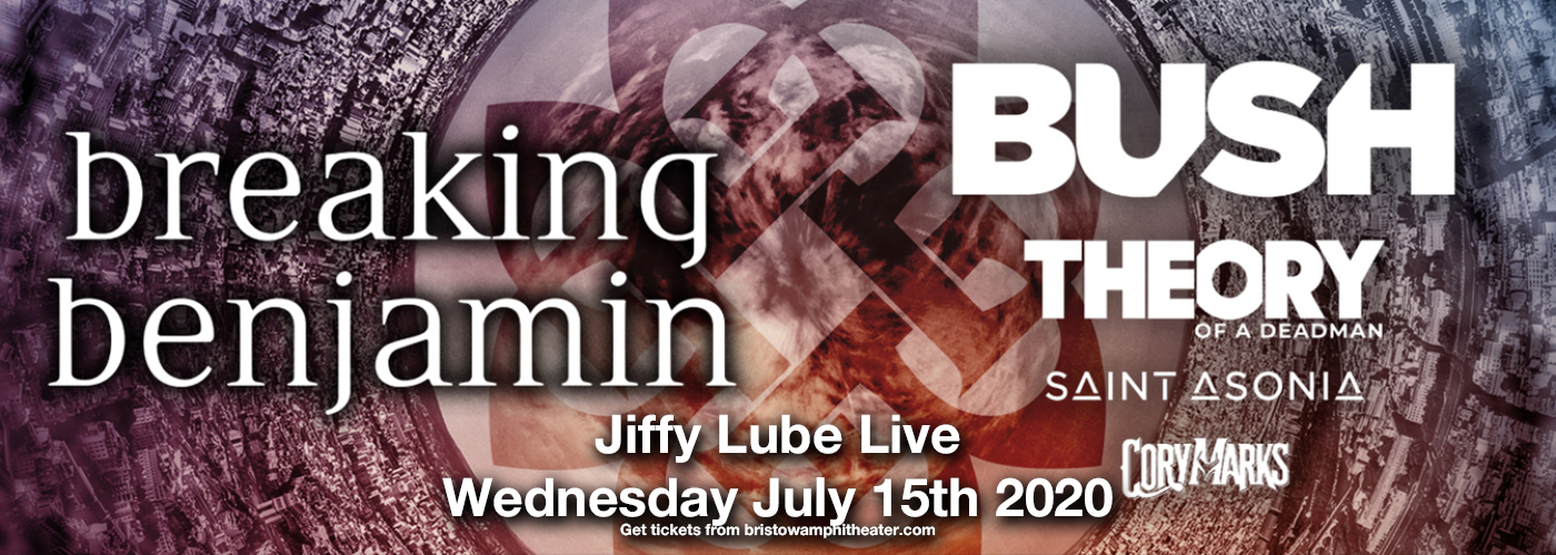 Breaking Benjamin & Bush [CANCELLED] at Jiffy Lube Live