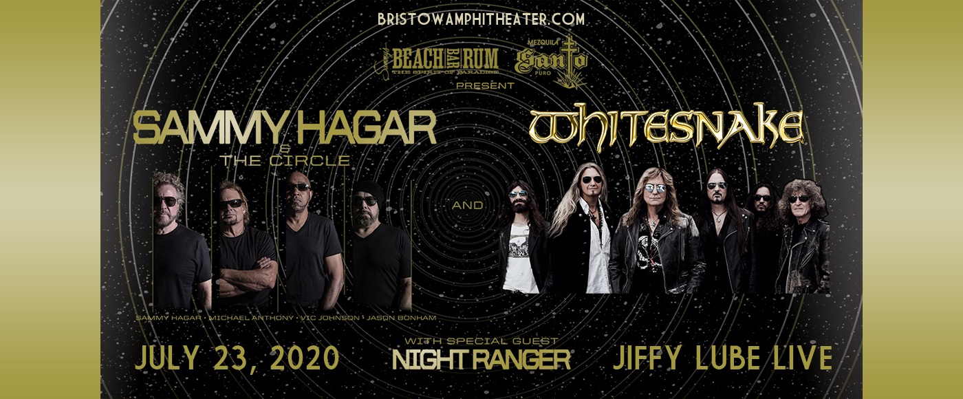Sammy Hagar and the Circle & Whitesnake [CANCELLED] at Jiffy Lube Live