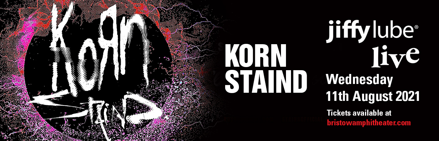 Korn & Staind at Jiffy Lube Live tickets Korn & Staind at Jiffy Lube Live