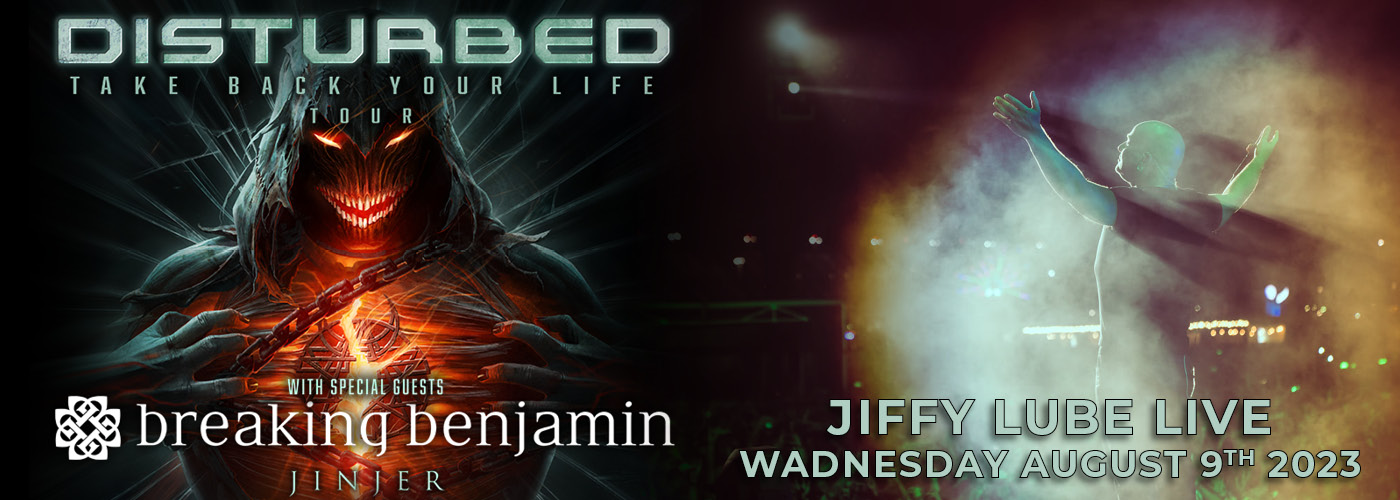 Disturbed: Take Back Your Life Tour with Breaking Benjamin & Jinjer at Jiffy Lube Live