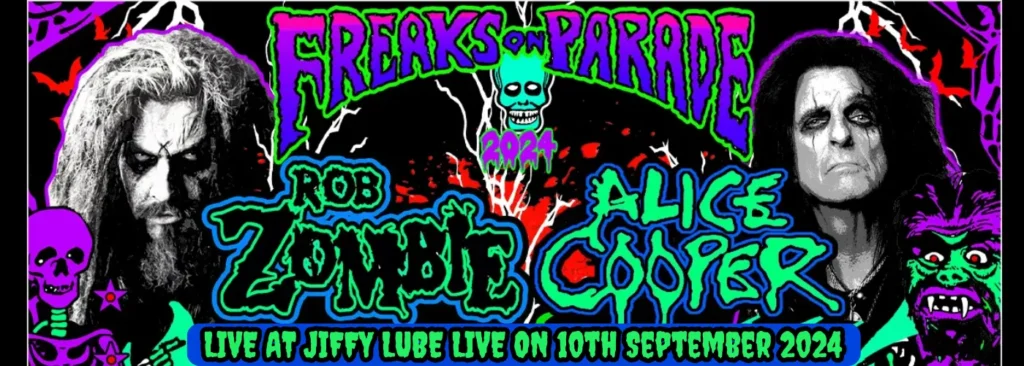 Rob Zombie & Alice Cooper at Jiffy Lube Live