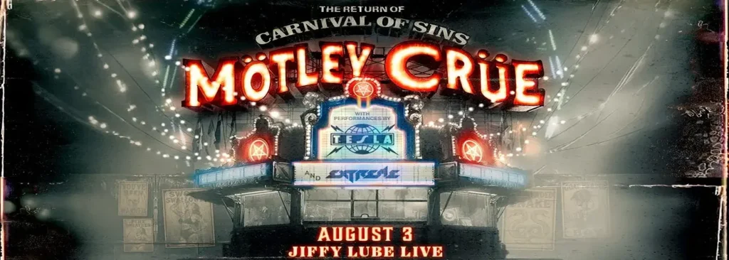 Motley Crue & Tesla at Jiffy Lube Live