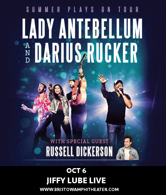 Lady Antebellum, Darius Rucker & Russell Dickerson at Jiffy Lube Live