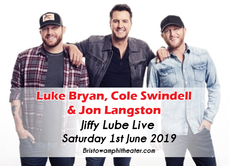 Luke Bryan, Cole Swindell & Jon Langston.