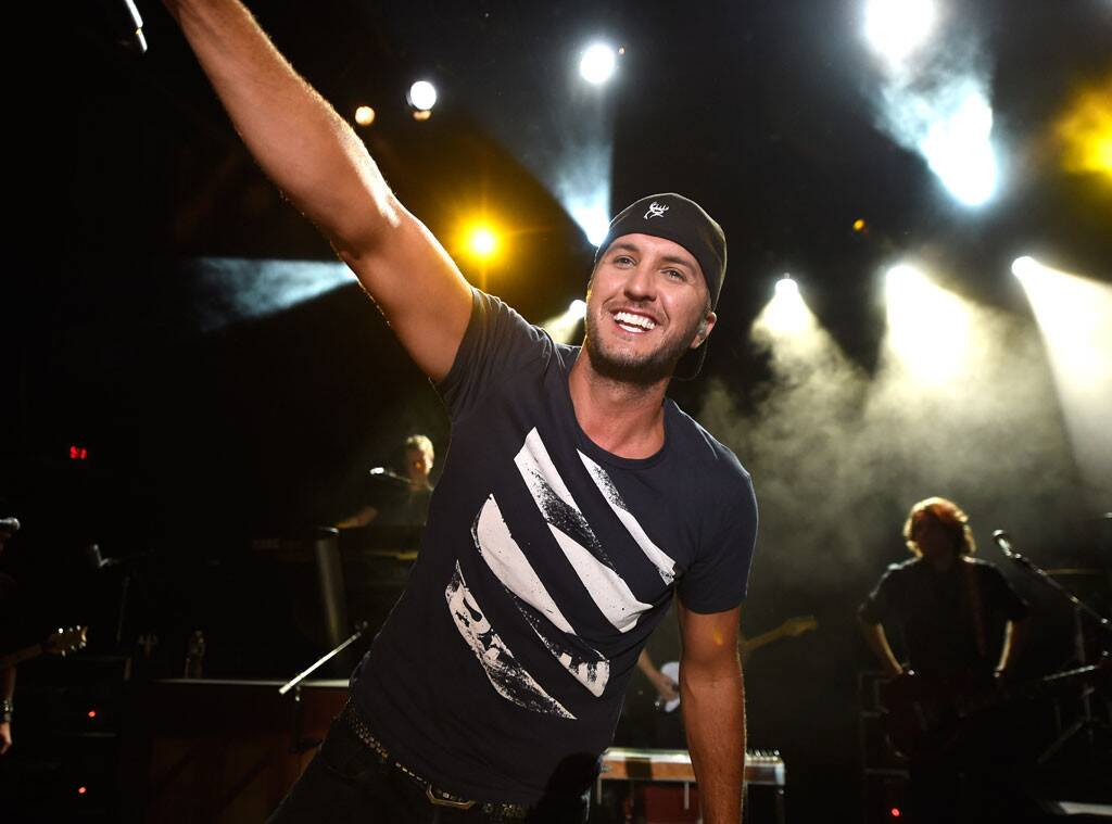 Luke Bryan, Morgan Wallen & Caylee Hammack at Jiffy Lube Live