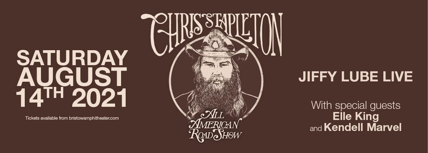 Chris Stapleton, Elle King & Kendell Marvel at Jiffy Lube Live